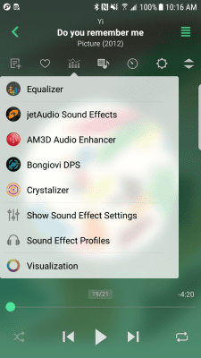 Screenshot of the application jetAudio HD Music Player - #1