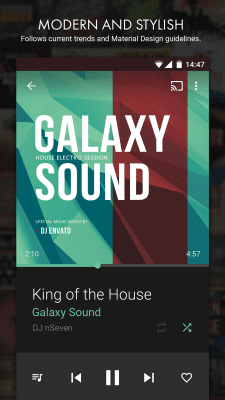 Screenshot of the application n7player music player - #2