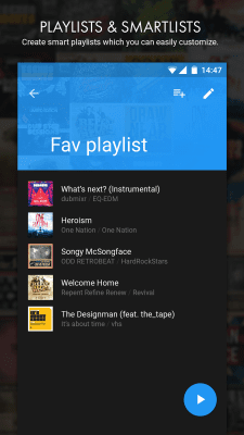 Screenshot of the application n7player music player - #4