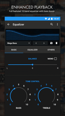 Screenshot of the application n7player music player - #5