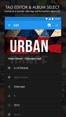 Screenshot of the application n7player music player - #6