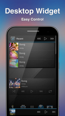 Screenshot of the application Free Music Player - #3