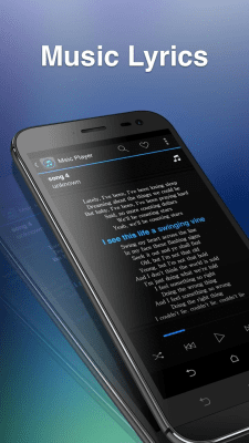 Screenshot of the application Free Music Player - #4