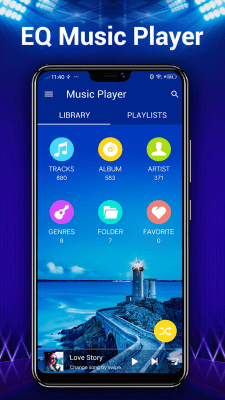 Screenshot of the application Music Player - MP3 Player - #1