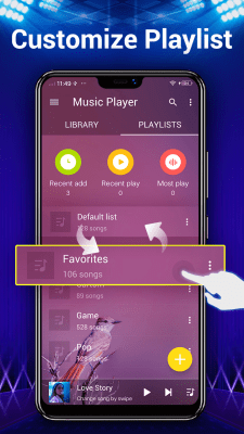 Screenshot of the application Music Player - MP3 Player - #2