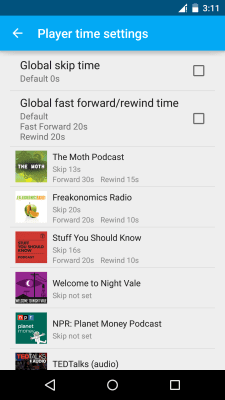 Screenshot of the application Podcast O2 - #5