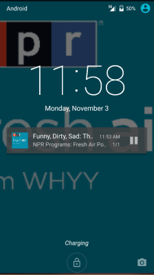 Screenshot of the application Podcast O2 - #7