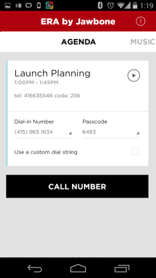 Screenshot of the application JAMBOX / ERA Companion - #5