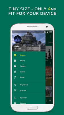 Screenshot of the application Pulsar Music Player - #3