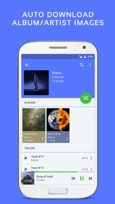 Screenshot of the application Pulsar Music Player - #4