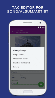 Screenshot of the application Pulsar Music Player - #6