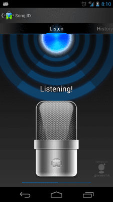Screenshot of the application TuneWiki Gold - #8