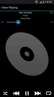 Screenshot of the application Ultra Music-Player - #3