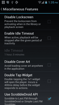 Screenshot of the application Ultra Music-Player - #6