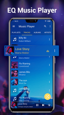 Screenshot of the application Music Player for Android - #3