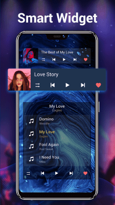 Screenshot of the application Music Player for Android - #7