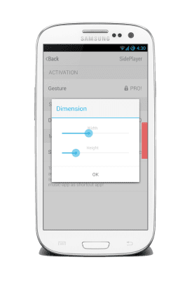 Screenshot of the application SidePlayer - #4