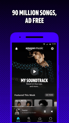 Screenshot of the application Amazon Music - #1