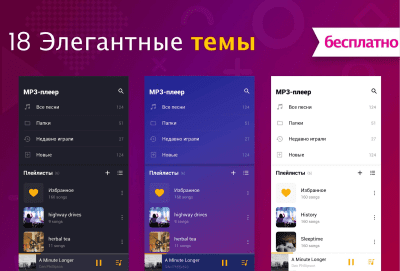 Screenshot of the application MP3 Player - Music Player - #3