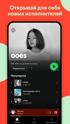 Screenshot of the application Spotify - #4