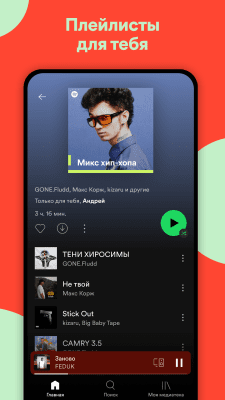Screenshot of the application Spotify - #5