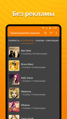 Screenshot of the application Simple player - #1