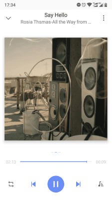 Screenshot of the application Mp3 Music Player - #3