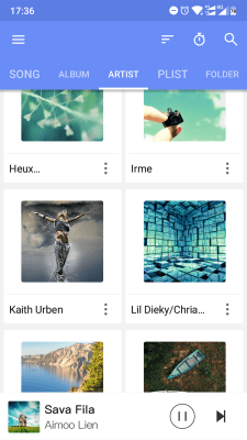 Screenshot of the application Mp3 Music Player - #5