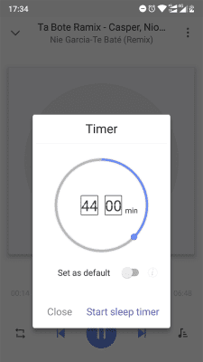 Screenshot of the application Mp3 Music Player - #6