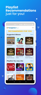 Screenshot of the application Hungama Music: Bollywood Songs - #2
