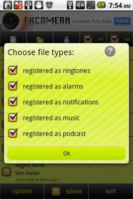 Screenshot of the application Mp3 Ringtones Picker - #3