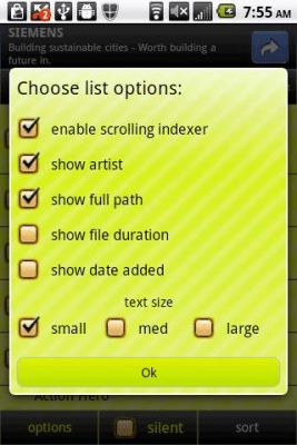 Screenshot of the application Mp3 Ringtones Picker - #6