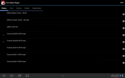 Screenshot of the application FLV Video Player - #5
