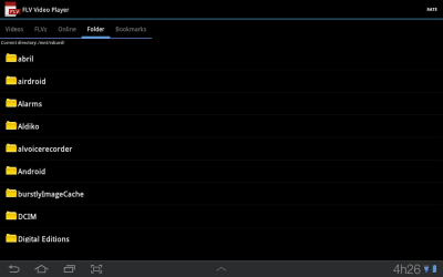 Screenshot of the application FLV Video Player - #8