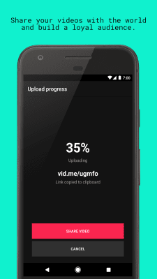 Screenshot of the application Vidme - #4