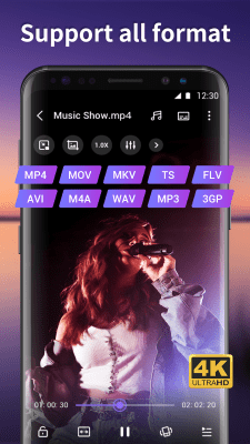 Screenshot of the application Media Player - #4