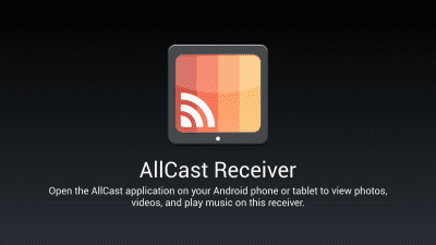 Screenshot of the application AllCast Receiver - #3