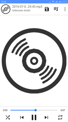 Screenshot of the application Universal Media Player - #3