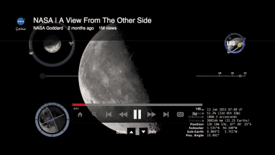 Screenshot of the application YouTube for Google TV - #3