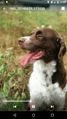 Screenshot of the application AllCast - #3