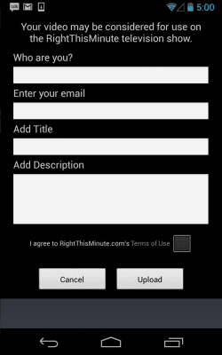 Screenshot of the application RTM Videos - #4