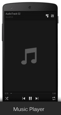 Screenshot of the application video player music player - #3