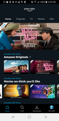 Screenshot of the application Amazon Prime Video - #1