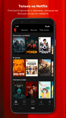 Screenshot of the application Netflix - #2