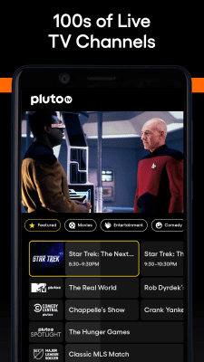 Screenshot of the application Pluto TV: TV for the Internet - #2