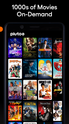 Screenshot of the application Pluto TV: TV for the Internet - #3