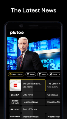 Screenshot of the application Pluto TV: TV for the Internet - #5