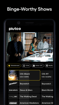 Screenshot of the application Pluto TV: TV for the Internet - #6
