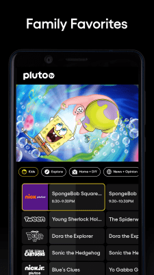 Screenshot of the application Pluto TV: TV for the Internet - #7