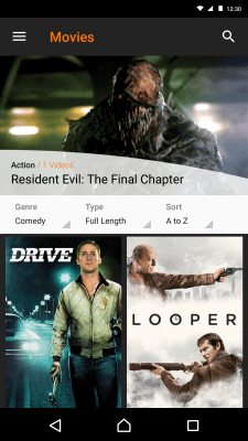 Screenshot of the application Sony Crackle - #3